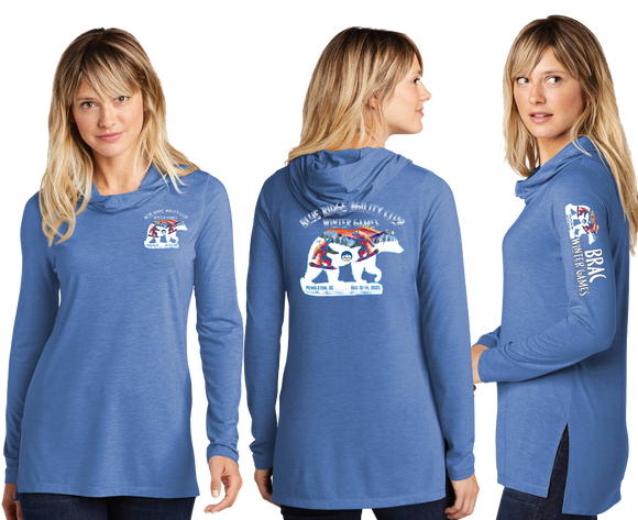 BRACWIN25/Sport Tek Women TriBlend Wicking Long Sleeve Hoodie/LST406