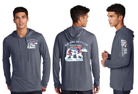 BRACWIN25/UniSex Sport Tek TriBlend Wicking Long Sleeve Hoodie /ST406