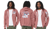 BRACWIN25/Bella Canvas mid weight Full zip hoodie/3739