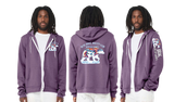 BRACWIN25/Bella Canvas mid weight Full zip hoodie/3739