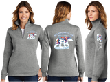 BRACWIN25/Ladies 9oz Quarter Zip Sweatshirt/LST253/