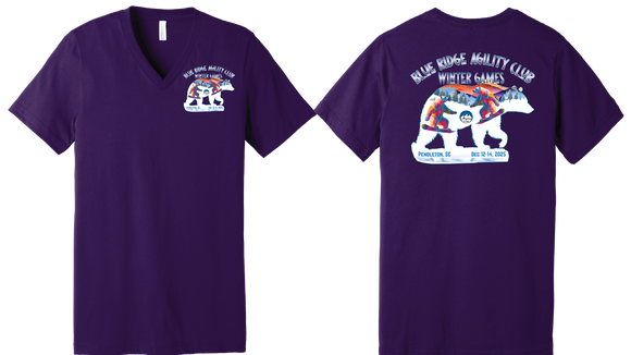 BRACWIN25/BELLA CANVAS  Unisex Jersey Short Sleeve V Neck Tee/BC3005