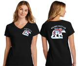 BRACWIN25/Port  n Company Women's TriBlend V Neck Tee/LPC330V