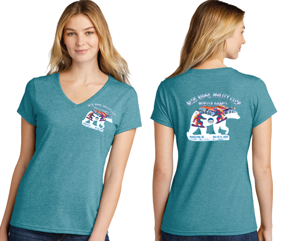 BRACWIN25/Port  n Company Women's TriBlend V Neck Tee/LPC330V