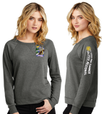 CATREG25/Women Featherweight French Terry Long Sleeve Crewneck/DT672