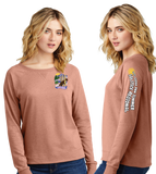 CATREG25/Women Featherweight French Terry Long Sleeve Crewneck/DT672