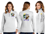 CATREG25/Ladies 9oz Quarter Zip Sweatshirt/LST253/