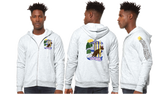 CATREG25/Bella Canvas mid weight Full zip hoodie/3739