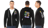 CATREG25/Bella Canvas mid weight Full zip hoodie/3739
