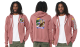 CATREG25/Bella Canvas mid weight Full zip hoodie/3739
