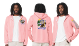 CATREG25/Bella Canvas mid weight Full zip hoodie/3739