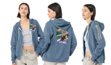 CATREG25/Bella Canvas mid weight Full zip hoodie/3739