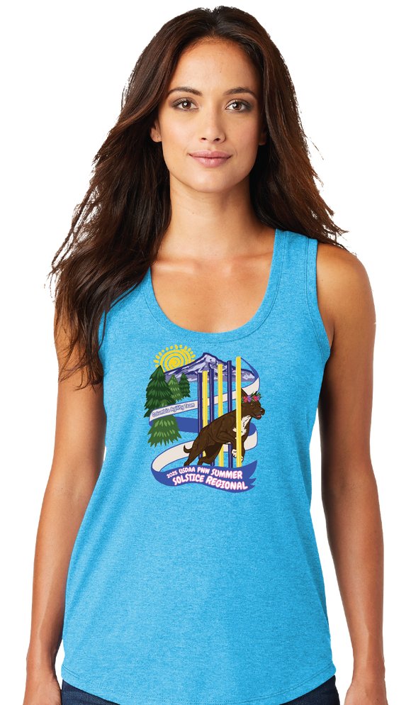 CATREG25/Women TriBlend Racerback Tank Top/DM138L