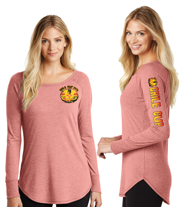 CHILIE25/Women’s Perfect Tri Long Sleeve Tunic Tee/DT132L