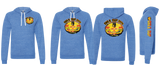CHILIE25/JERZEES Snow Heather French Terry Raglan Hooded Sweatshirt/90MR