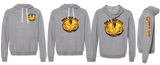 CHILIE25/JERZEES Snow Heather French Terry Raglan Hooded Sweatshirt/90MR