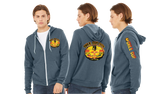 CHILIE25/Bella Canvas mid weight Full zip hoodie/3739