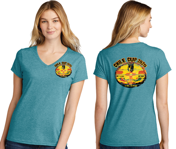 CHILIE25/Port  n Company Women's TriBlend V Neck Tee/LPC330V