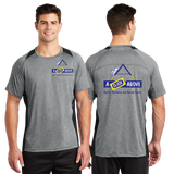 CLICK/Sport Tek Heather Colorblock Contender Tee/ST361