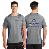 CLICK/Sport Tek Heather Colorblock Contender Tee/ST361