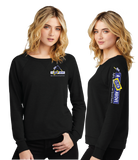 CLICK/Women Featherweight French Terry Long Sleeve Crewneck/DT672