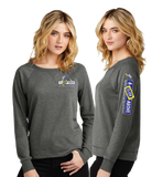 CLICK/Women Featherweight French Terry Long Sleeve Crewneck/DT672