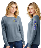 CLICK/Women Featherweight French Terry Long Sleeve Crewneck/DT672