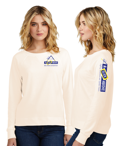 CLICK/Women Featherweight French Terry Long Sleeve Crewneck/DT672