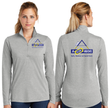 CLICK/TriBlend Wicking Lightweight Quarter Zip Pullover/LST407