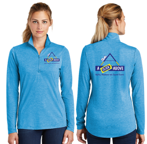 CLICK/TriBlend Wicking Lightweight Quarter Zip Pullover/LST407