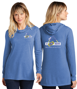 CLICK/Sport Tek Women TriBlend Wicking Long Sleeve Hoodie/LST406