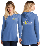 CLICK/Sport Tek Women TriBlend Wicking Long Sleeve Hoodie/LST406