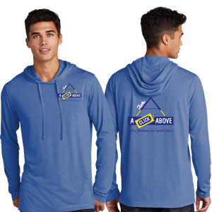 CLICK/UniSex Sport Tek TriBlend Wicking Long Sleeve Hoodie /ST406