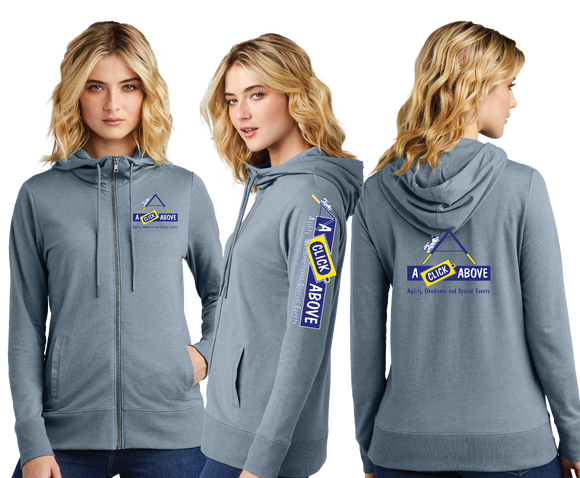 CLICK/Women Featherweight French Terry Full Zip Hoodie/DT673