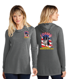 COSMO/Sport Tek Women TriBlend Wicking Long Sleeve Hoodie/LST406