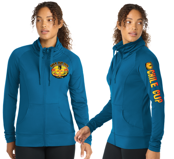Chili25/SportTek Women SportWick StretchFull Zip Jacket/LST852