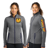 Chili25/SportTek WOMEN SportWick Stretch Contrast FULL ZIP Jacket/LST853