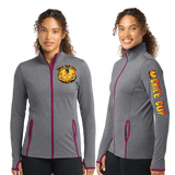 Chili25/SportTek WOMEN SportWick Stretch Contrast FULL ZIP Jacket/LST853