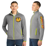 Chili25/SportTek SportWick Stretch Contrast FULL ZIP Jacket/ST853