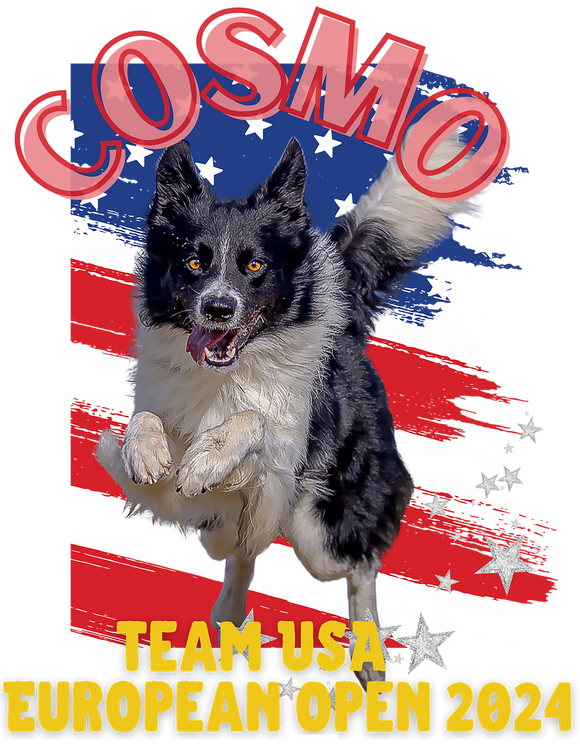 Cosmo/Stickers Vinyl Laminated/Sticker – Ernie's Agility Pro Shop