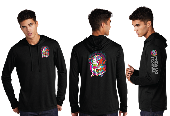 DISCO25/UniSex Sport Tek TriBlend Wicking Long Sleeve Hoodie /ST406