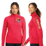 Dairy24/SportTek Women SportWick Stretch QTR Zip Pullover/LST850