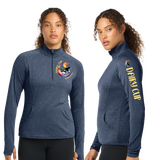 Dairy24/SportTek Women SportWick Stretch QTR Zip Pullover/LST850