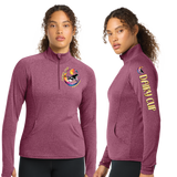 Dairy24/SportTek Women SportWick Stretch QTR Zip Pullover/LST850