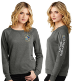 ELDER/Women Featherweight French Terry Long Sleeve Crewneck/DT672