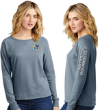 ELDER/Women Featherweight French Terry Long Sleeve Crewneck/DT672