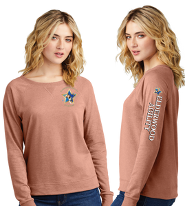 ELDER/Women Featherweight French Terry Long Sleeve Crewneck/DT672