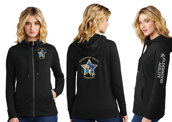 ELDER/Women Featherweight French Terry Full Zip Hoodie/DT673