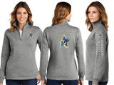 ELDER/Ladies 9oz Quarter Zip Sweatshirt/LST253/