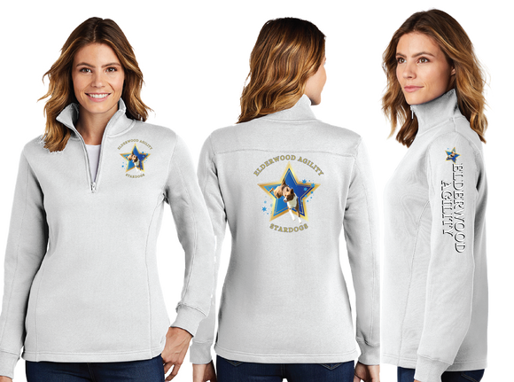 ELDER/Ladies 9oz Quarter Zip Sweatshirt/LST253/